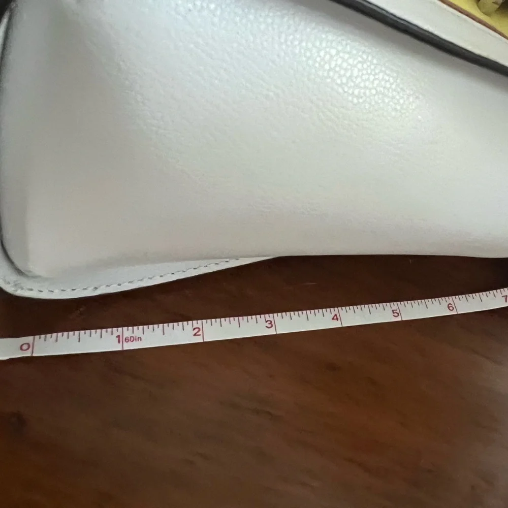 Kate Spade Yellow and White Satchel